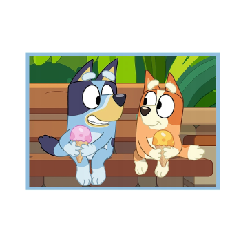 Puzzle 4w1 Bluey i jej świat 34637